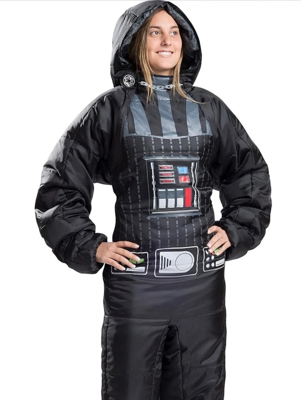 STAR WARS Darth Vader Selk’Bag onesie sleeping bag Adult size Medium - Picture 2 of 12